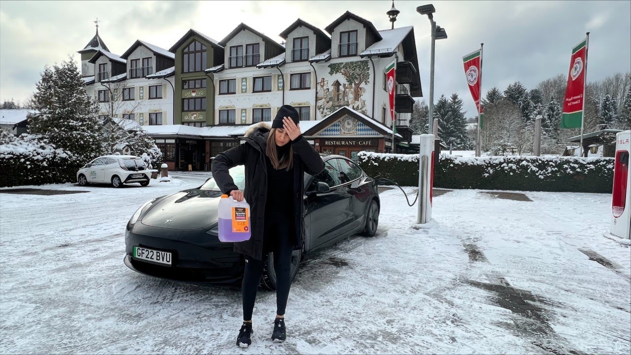 Tesla (1300 mile) roadtrip from London to Serbia #tesla #roadtrip #electricvehicle