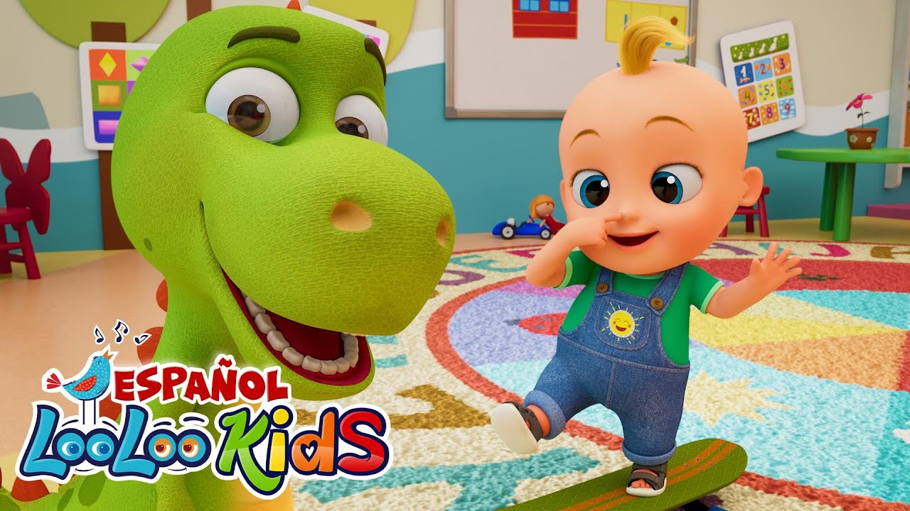 🦖Zigalu Zigalu en espa&ntilde;ol ♫ Canciones Infantiles ♫  LooLoo