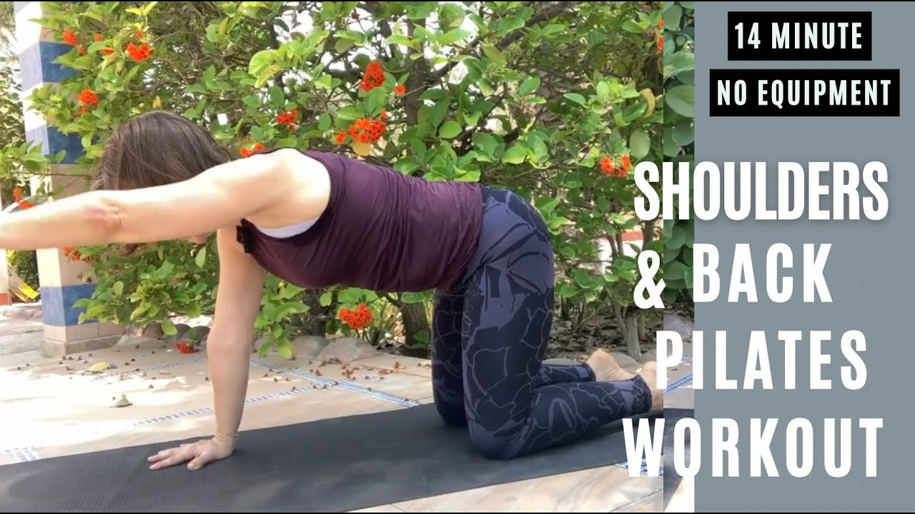 14MIN PILATES WORKOUT || Upper Body For Toning & Better Posture10Day challenge, Day 2 (no equipment)