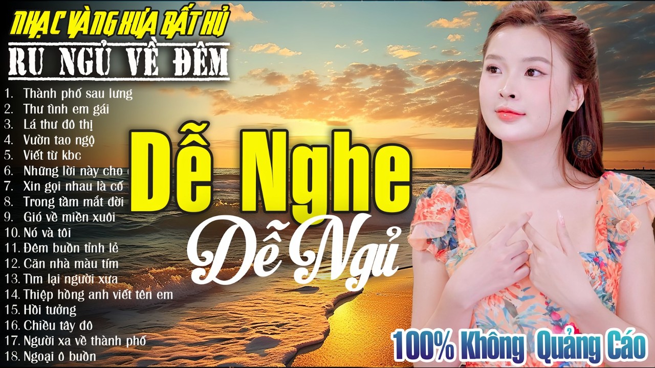 NGHE 15 PHÚT LÀ NGỦ ✨ Lk Nhạc Vàng Xưa Ngọt Ngào Say Đắm Cả Xóm Phê | Nhạc Bolero Dễ Nghe Dễ Ngủ