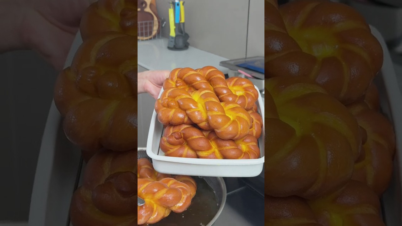 Pumpkin Milk Twisted Dough | Crispy Outside Soft Inside Mahua