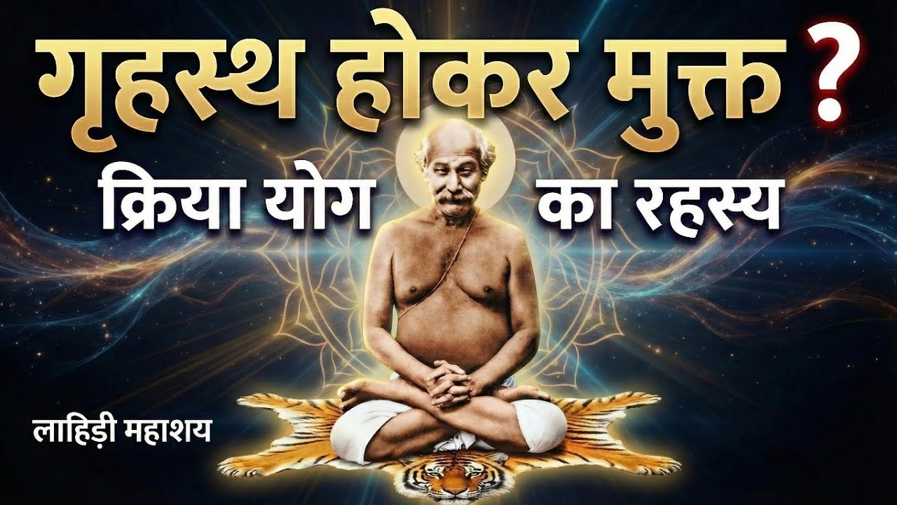 क्रिया योग गृहस्थों के लिए क्यों है? | संसार में रहते हुए मुक्ति का विज्ञान लाहिड़ी महाशय #kriyayoga