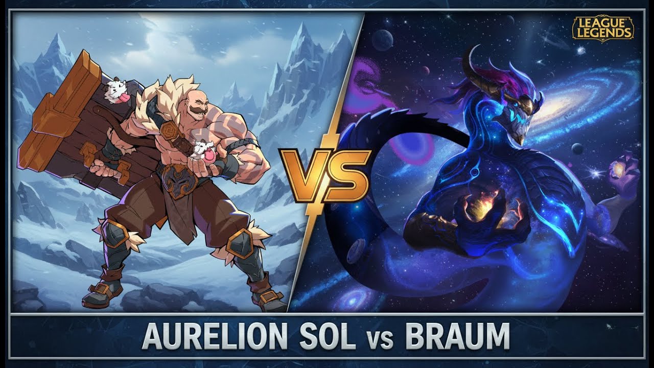 MVP AURELION SOL (17/2/7) vs BRAUM | El equipo enemigo viendo el score 40 vs 14: "El que se rinda.."