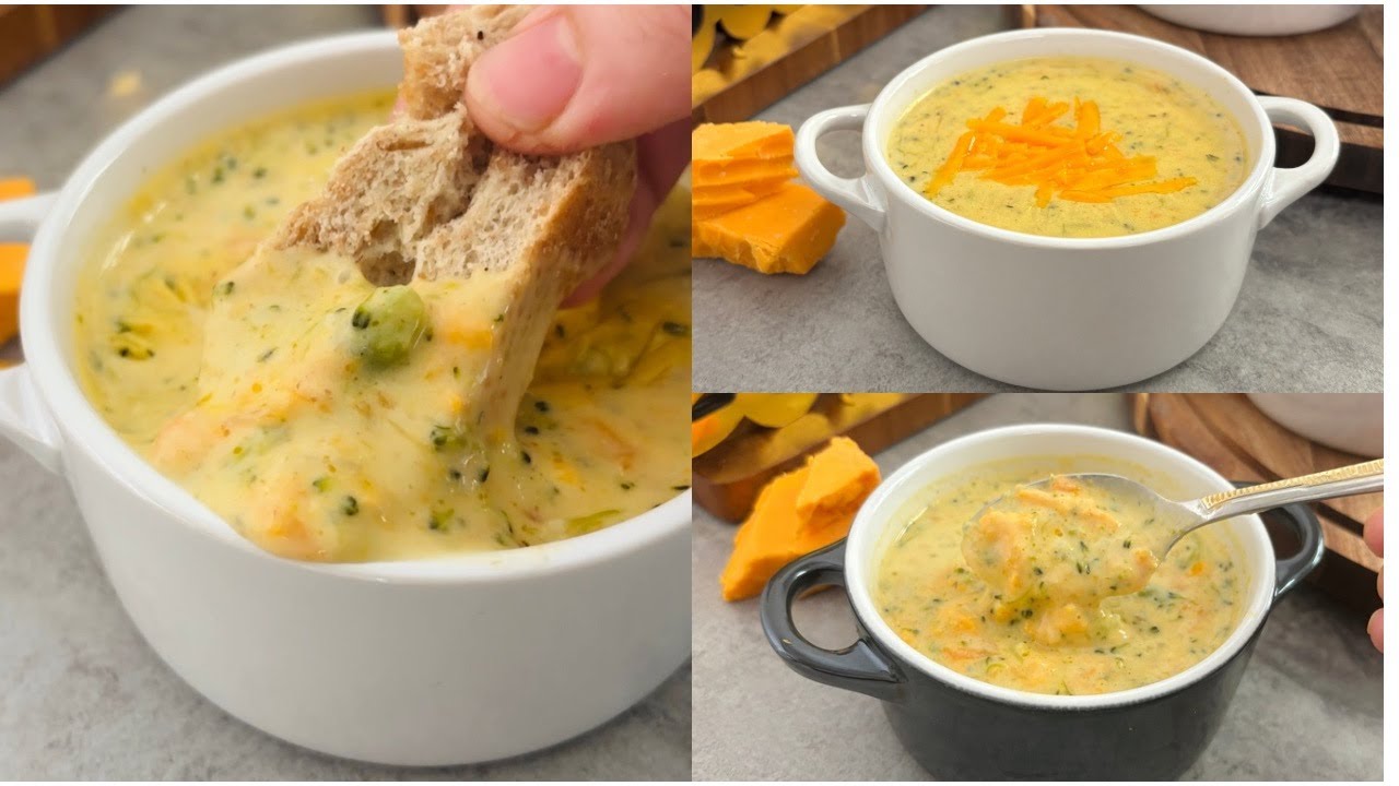 Panera Soup /شوربة البروكولي بالجبن سهلة و لذة لا تقاوم