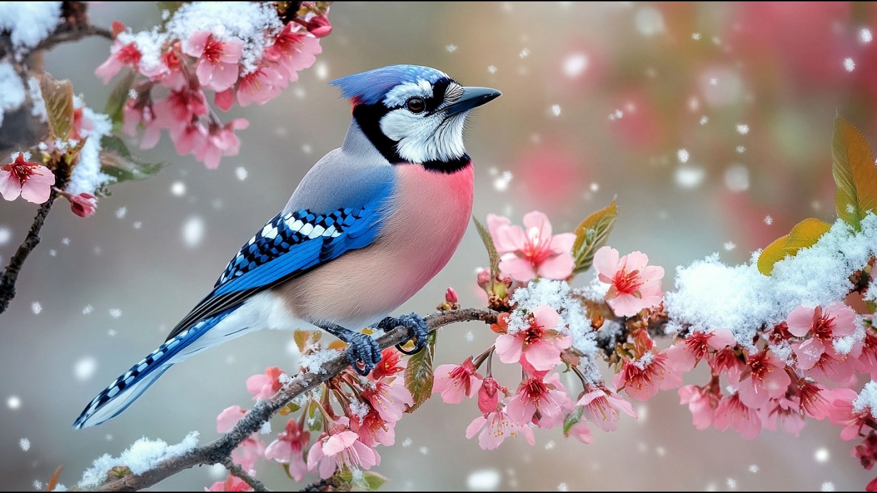 Gentle Snowfall & Birdsong ❄️ Relaxing Music for Inner Peace and Healing