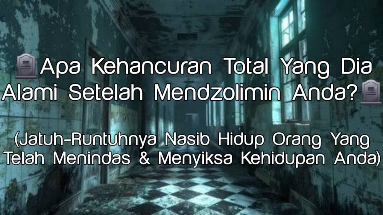 Portal Energi (Kasus Dominan), 🪦KEHANCURAN TOTAL YG DIA ALAMI STLH MENDZOLIMIN ANDA?🪦