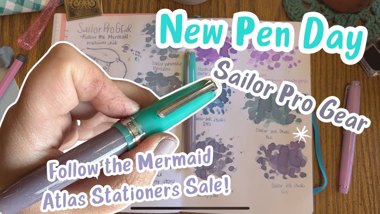 New Pen Day: Sailor Pro Gear Follow the Mermaid 🧜&zwj;♀️ | A Pen I never thought I&rsquo;d have | Pen Euphoria