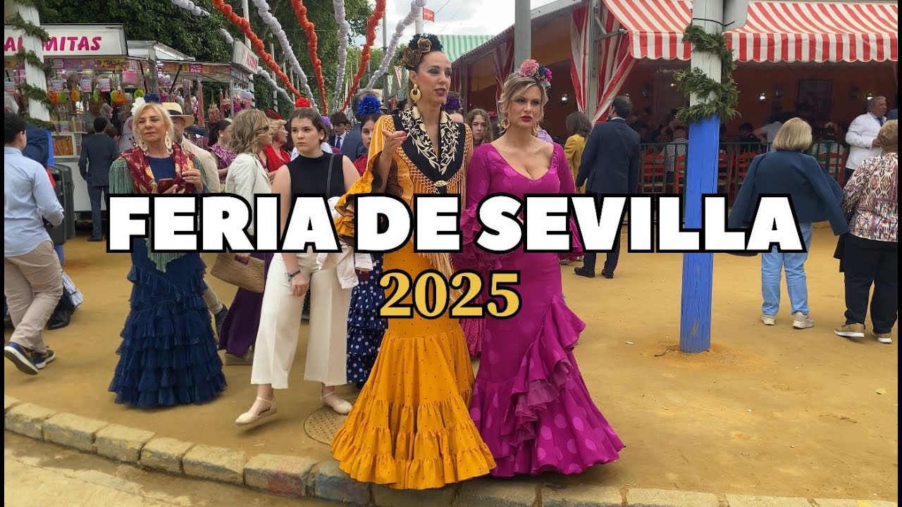 Feria de Sevilla 2025. Fair of Seville 2025. 4 K.