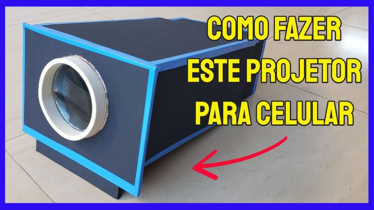 Como fazer um PROJETOR PARA CELULAR