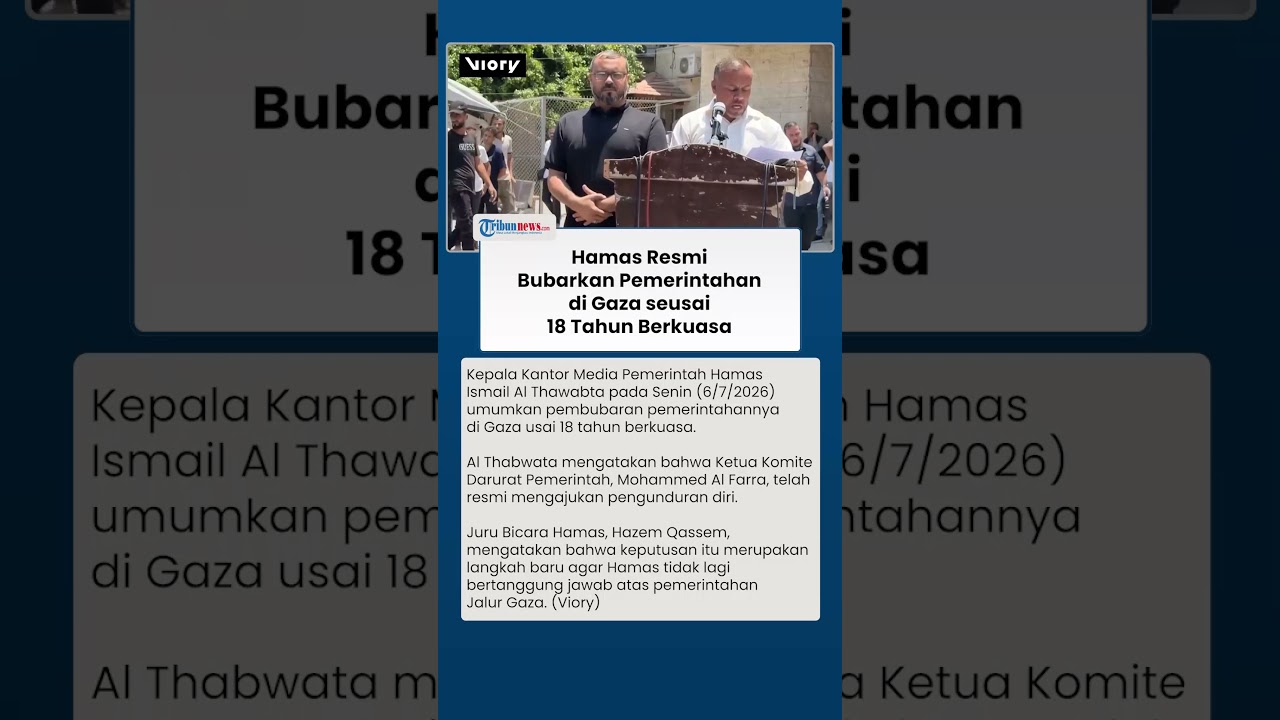 Terungkap Alasan Hamas Mundur dari Pemerintahan Gaza usai 18 Tahun Berkuasa, Era Baru Dimulai?