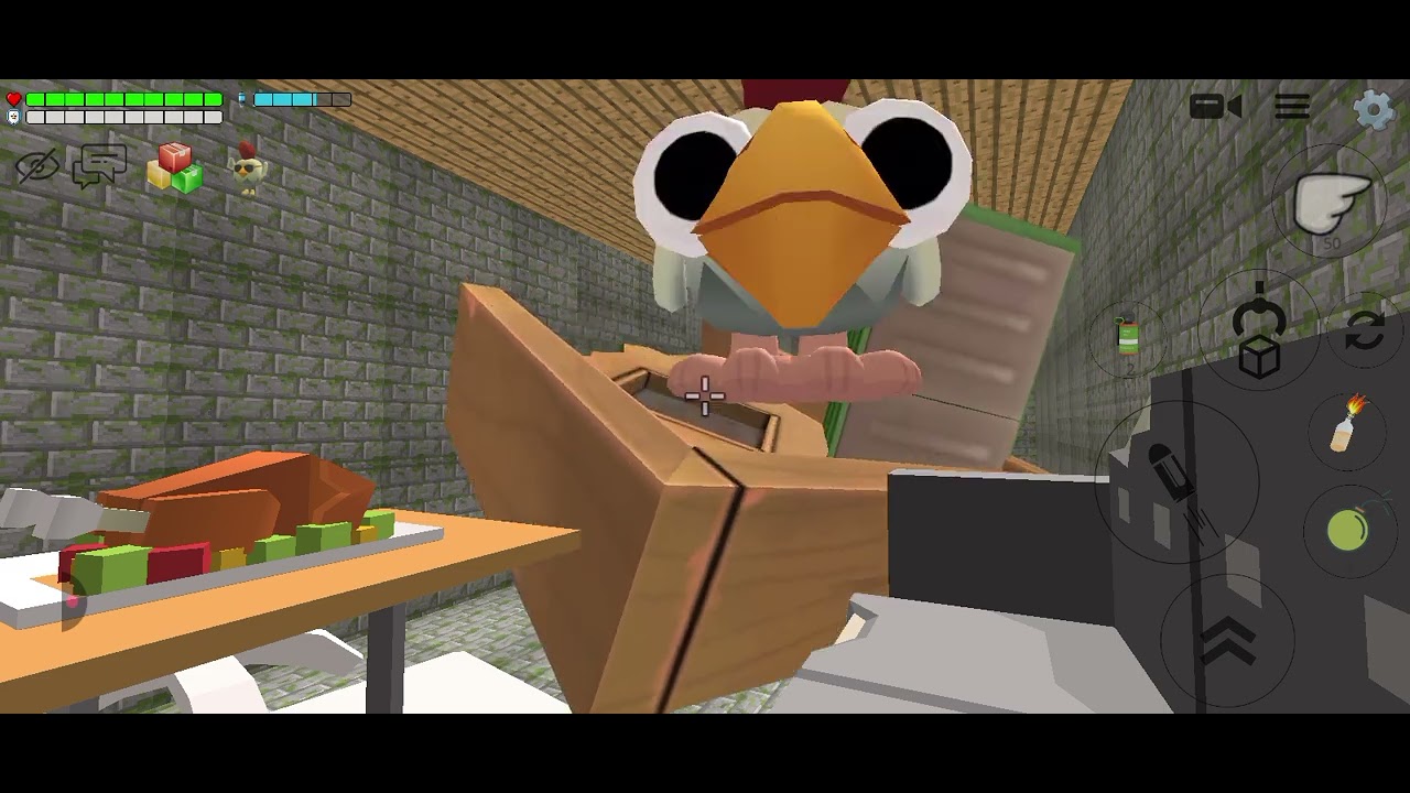 Invocando o chicken bicudo no chicken gun 