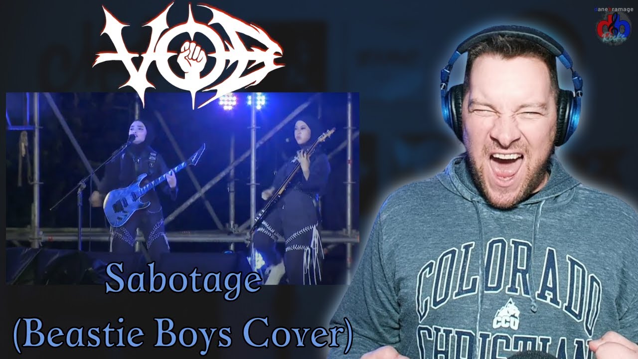 This is FUN!! Voice of Baceprot (VOB) - Sabotage [Cover] 🇮🇩 REACTION