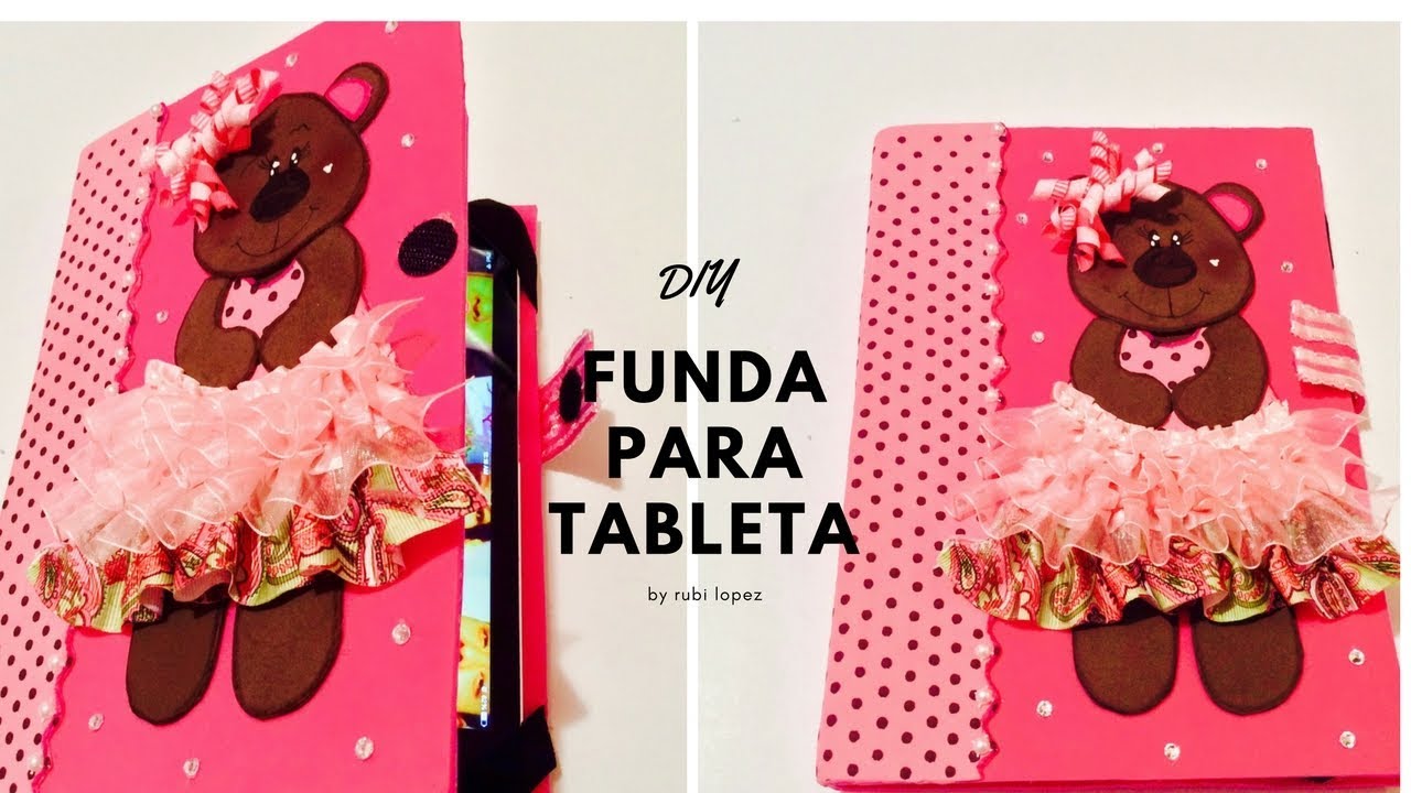 funda para Ipad o Tablet de foami o goma Eva ❤️❤️❤️