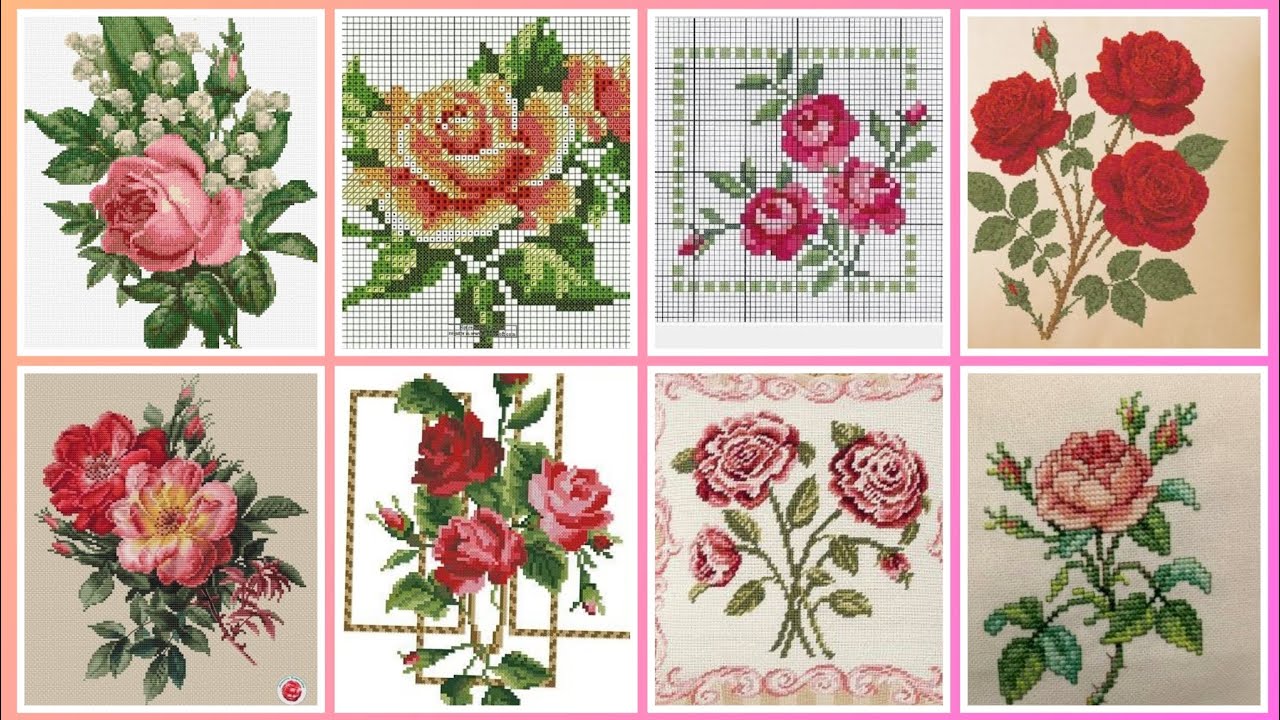 #1 Most Beautiful and Unique New Cross Stitch Patterns For Everything #CrossStitchDesign#Trend