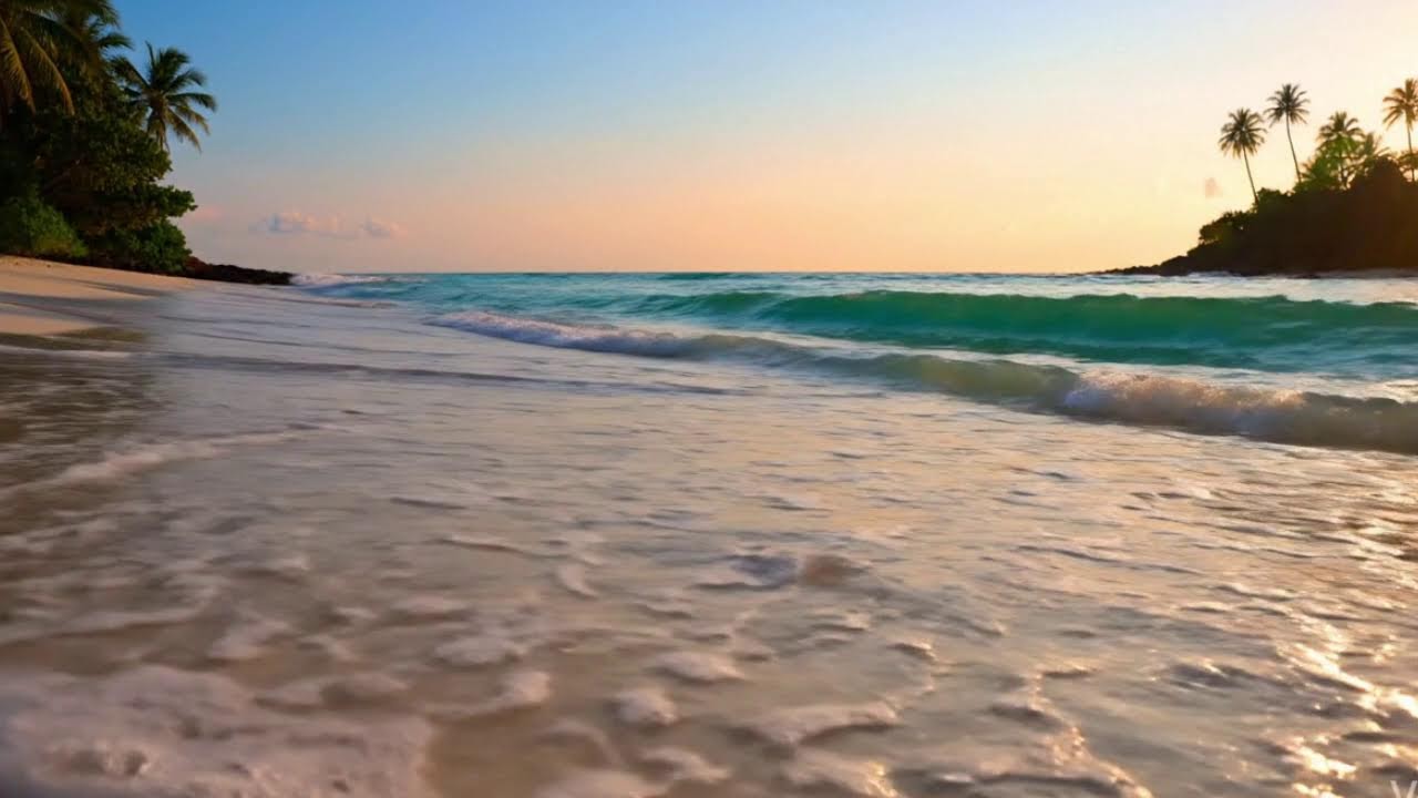 24/7 LIVE STREAM 🎥 Peaceful Ocean Paradise | Relaxing Ocean Waves ASMR for Study & Focus 📚