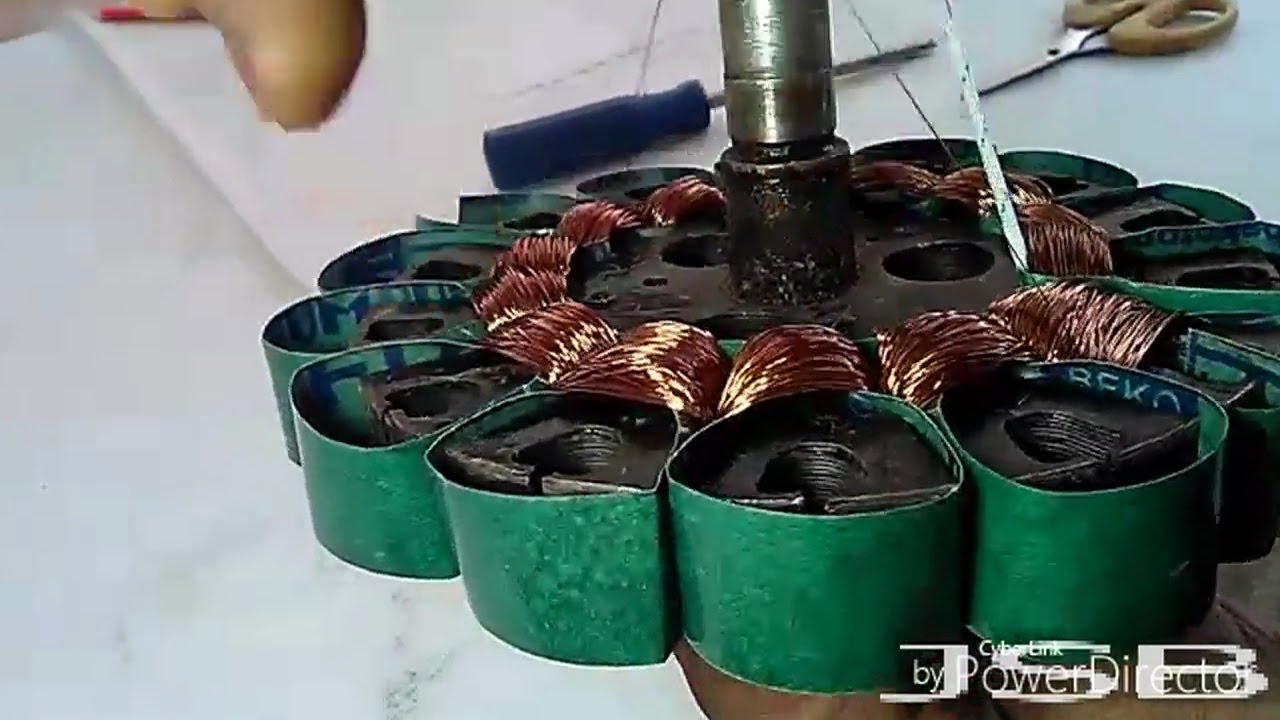 How To Fan Coil Rewinding Easy At Home ( Ceiling Fan ). YT-41