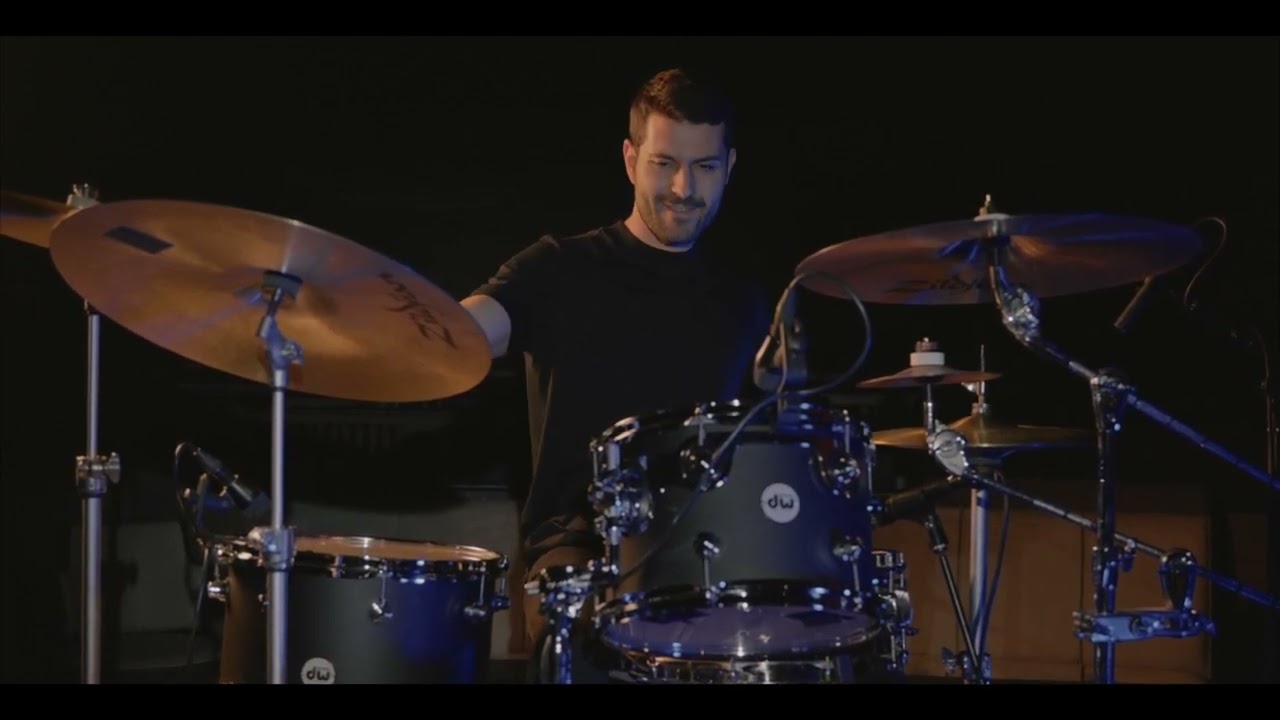 Nikos Vafeides  promo R stick drumsticks, Cympad, Sky Gel Damper pads