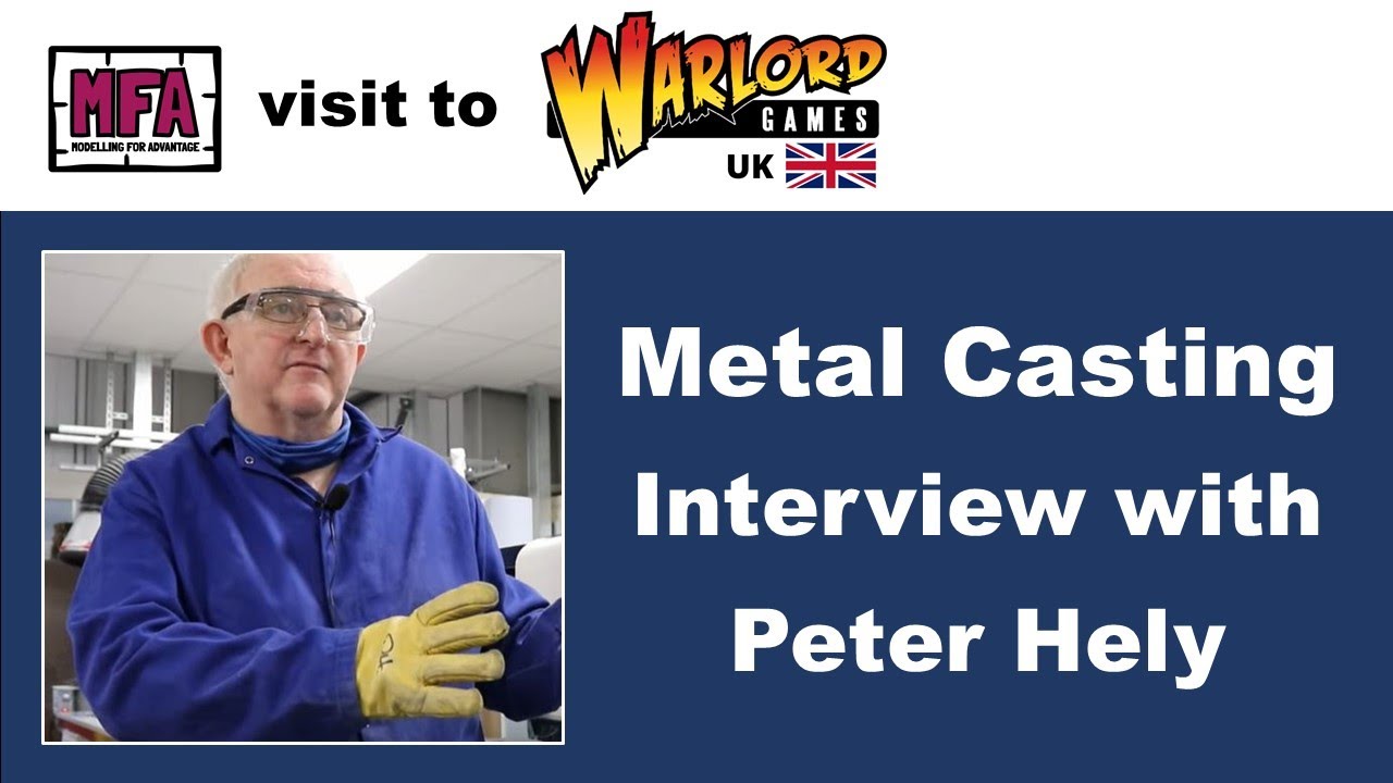 Our day at Warlord - Metal Casting with Peter Hely