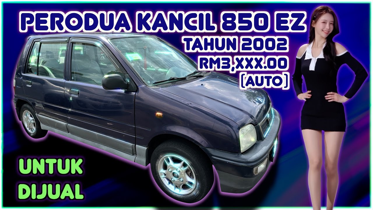 PERODUA KANCIL 850 EZ AUTO TAHUN 2002 UNTUK DIJUAL