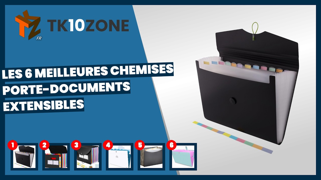 Les 6 meilleures chemises porte-documents extensibles