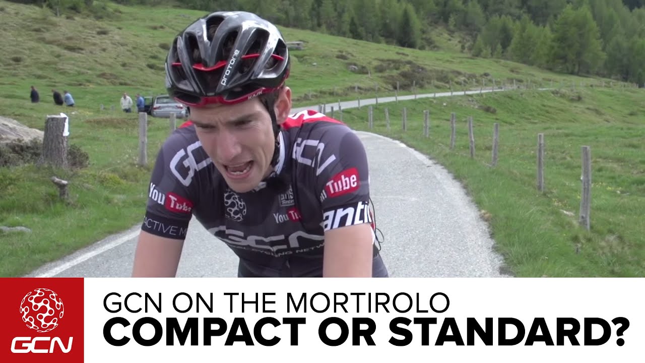 Is A Compact Faster Than A Standard Chainset? GCN Vs. The Mortirolo | Giro D'Italia 2015
