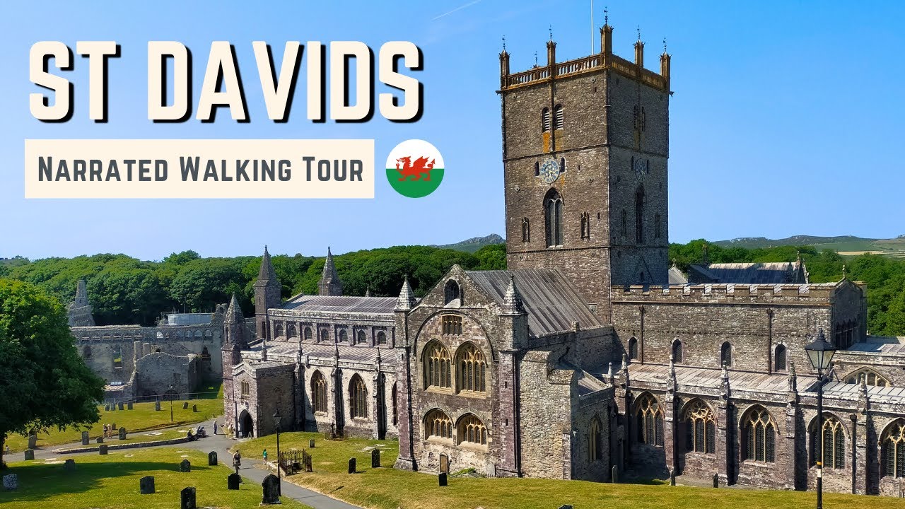 ST DAVIDS | 4K Narrated Walking Tour | Let's Walk 2023