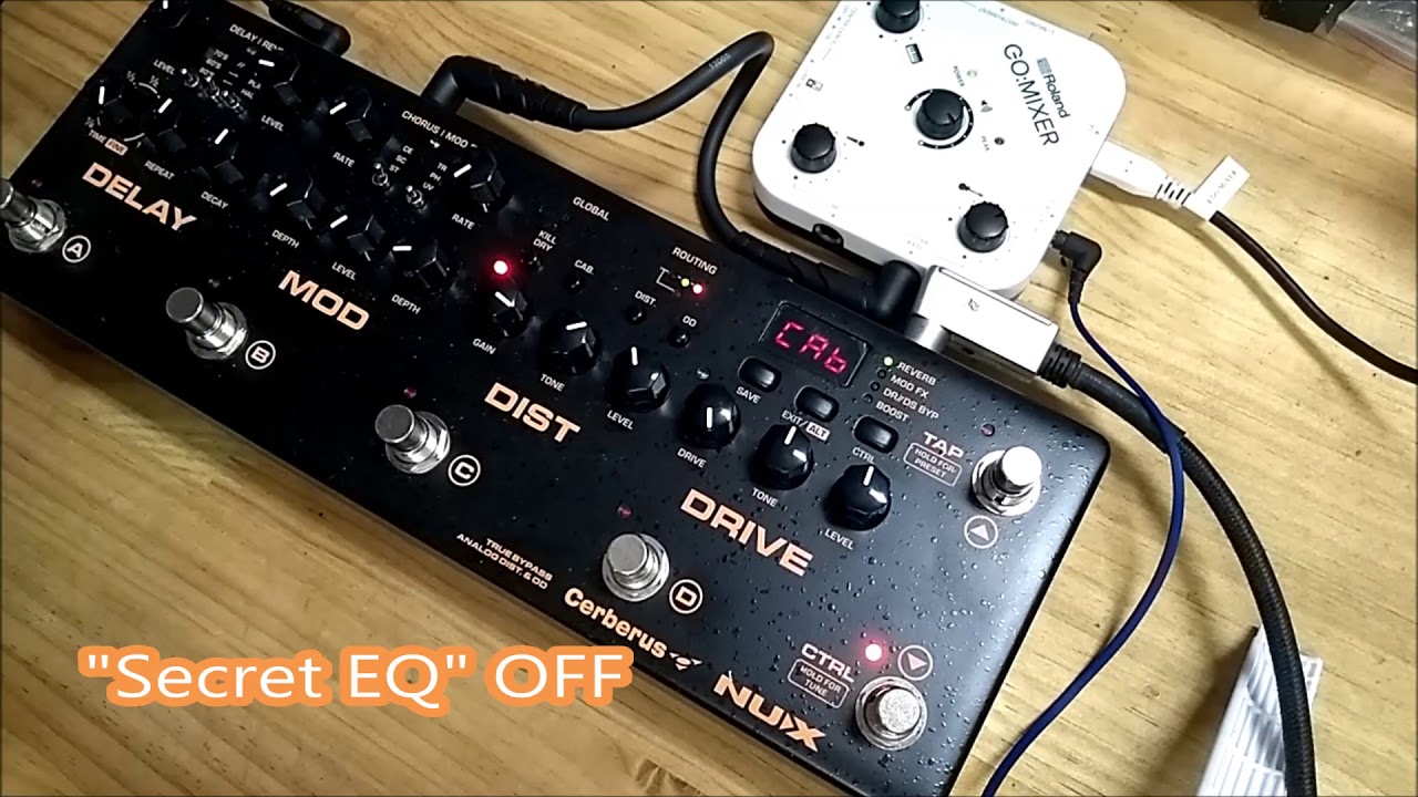 NUX Cerberus secret EQ option !!