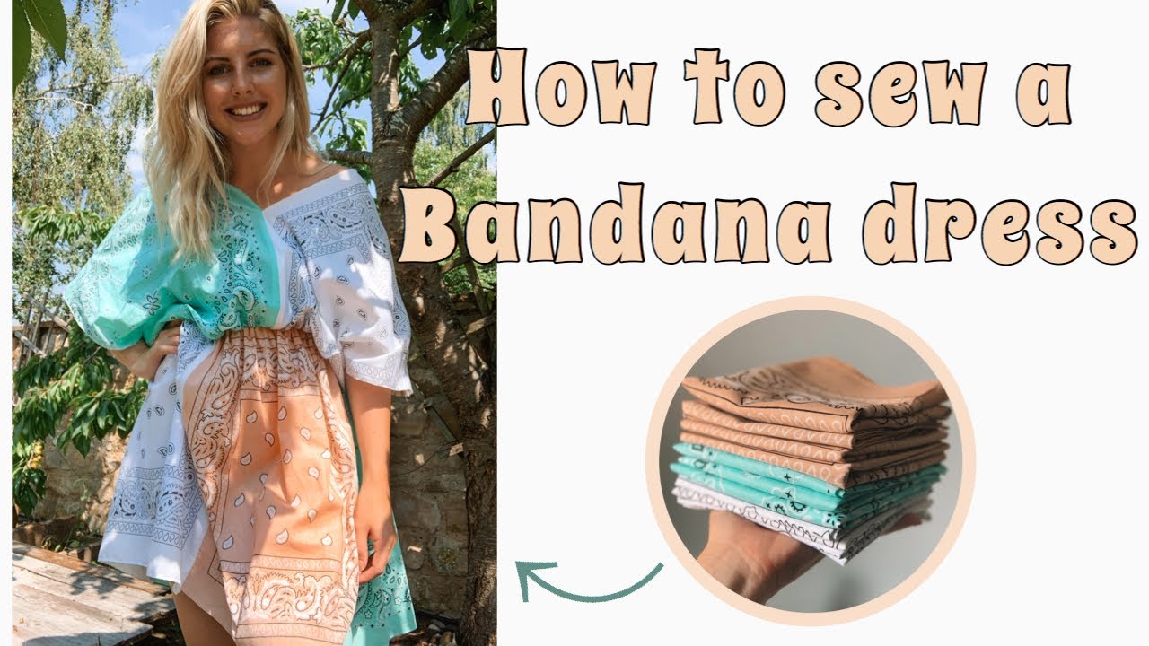 DIY Bandana Dress - How to sew your own! 🌾