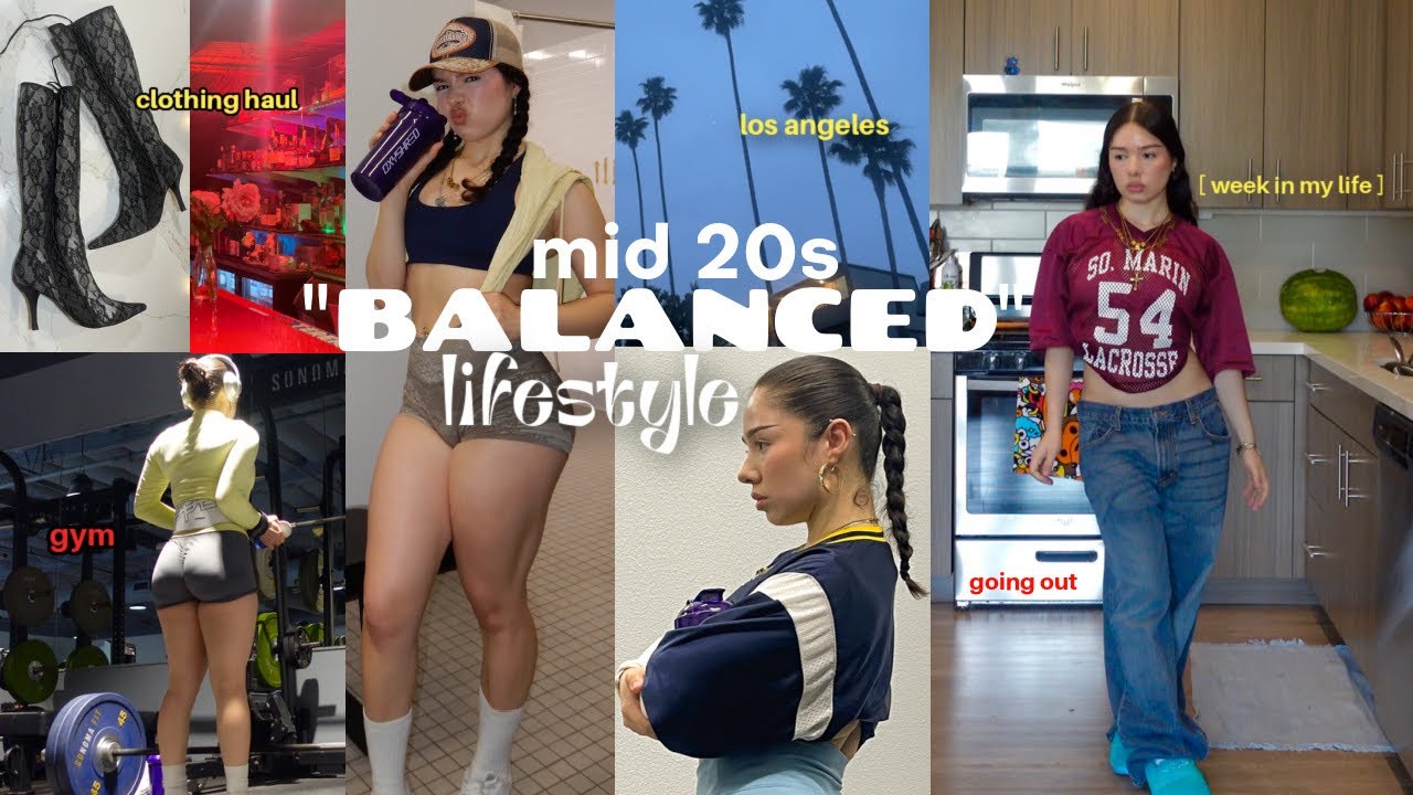 LIVING A BALANCED LIFE: gym sesh, LA trip, lip filler, what i eat out, wellness, thrift haul+more!✿h