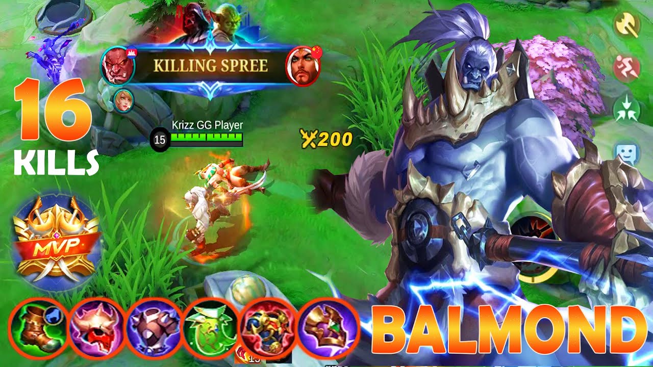 Jungle Balmond Full Tank Build - Belmond Best Build 2022 - MLBB - Krizz GG Player
