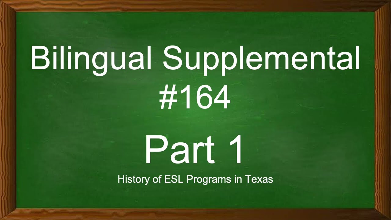 Bilingual Supplemental 164 study