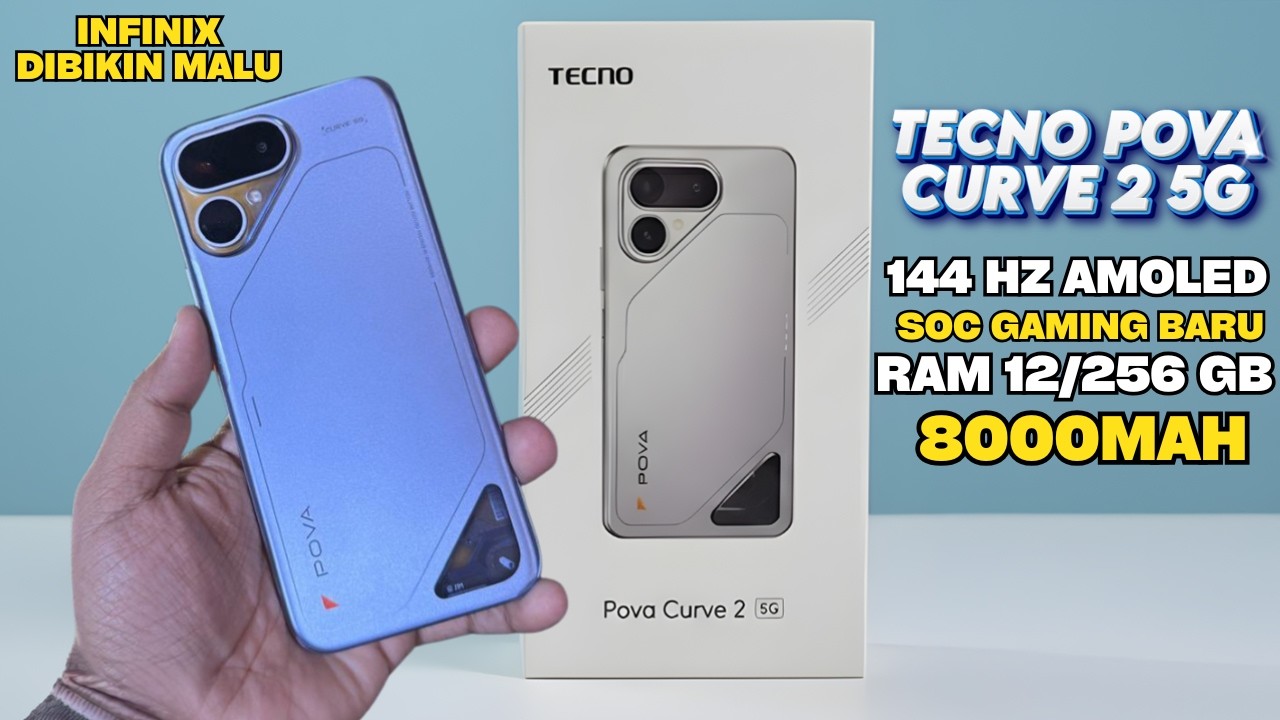 INFINIX DIBIKIN MALU‼️TECNO POVA CURVE 2 RILIS, ANCAMAN NYATA BUAT KINGPINIK