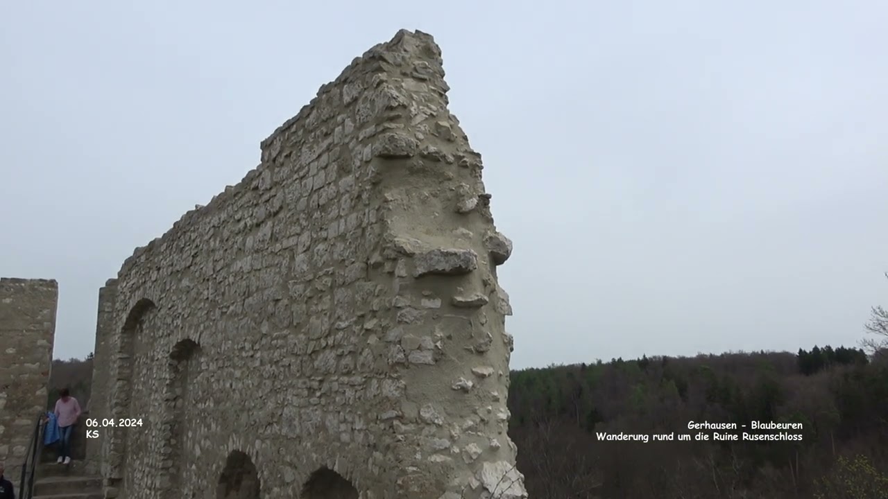 Wanderung rund um das Rusenschloss - Gerhausen - Blaubeuren