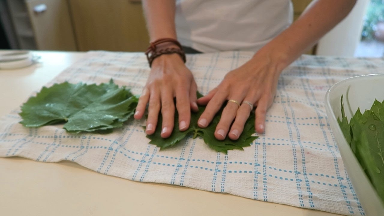 HOW TO PICKLE GRAPE LEAVES