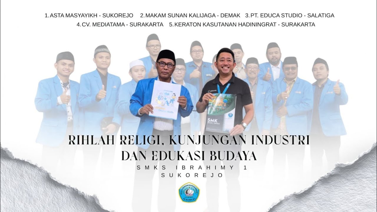 RIHLAH RELIGI, KUNJUNGAN INDUSTRI DAN EDUKASI BUDAYA - GURU SMKS IBRAHIMY 1 SUKOREJO 2026.