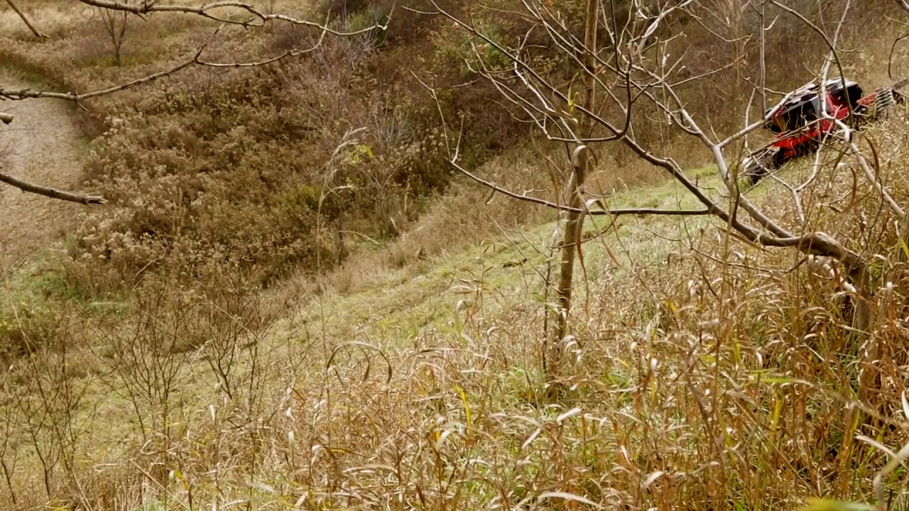 RC Mowers TK-44E Tracked Slope Mower on Steep Slopes & Heavy Brush