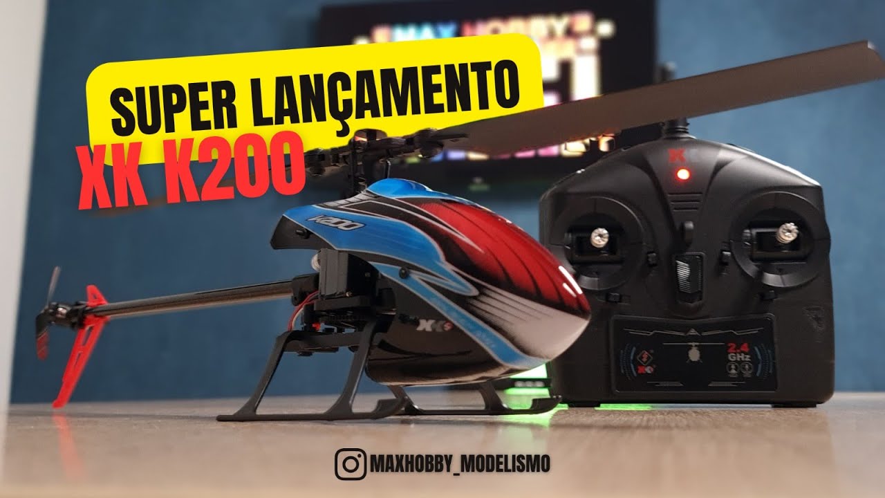 WLTOYS XK K200 Hum Helicóptero Rádio Controle de Peso Review
