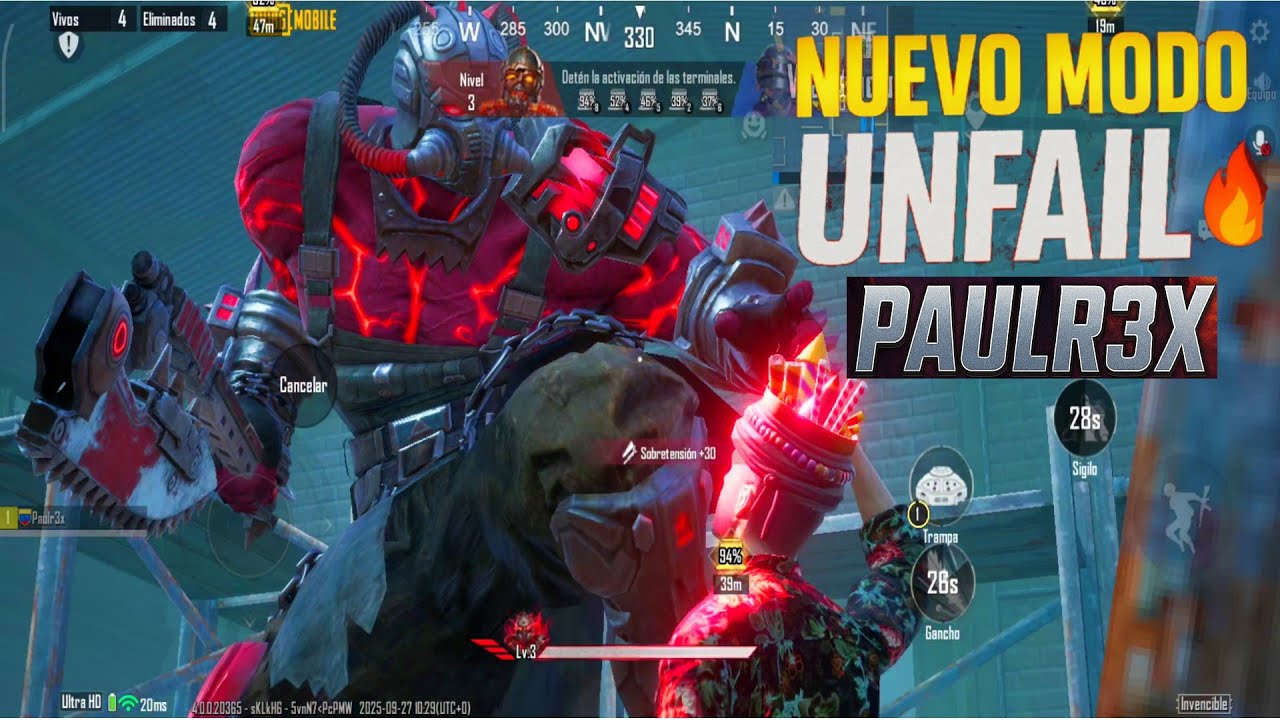 PROBANDO EL NUEVO MODO UNFAIL en PUBG Mobile 4.0 🔥 | Mis Primeras Partidas como DEPREDADOR