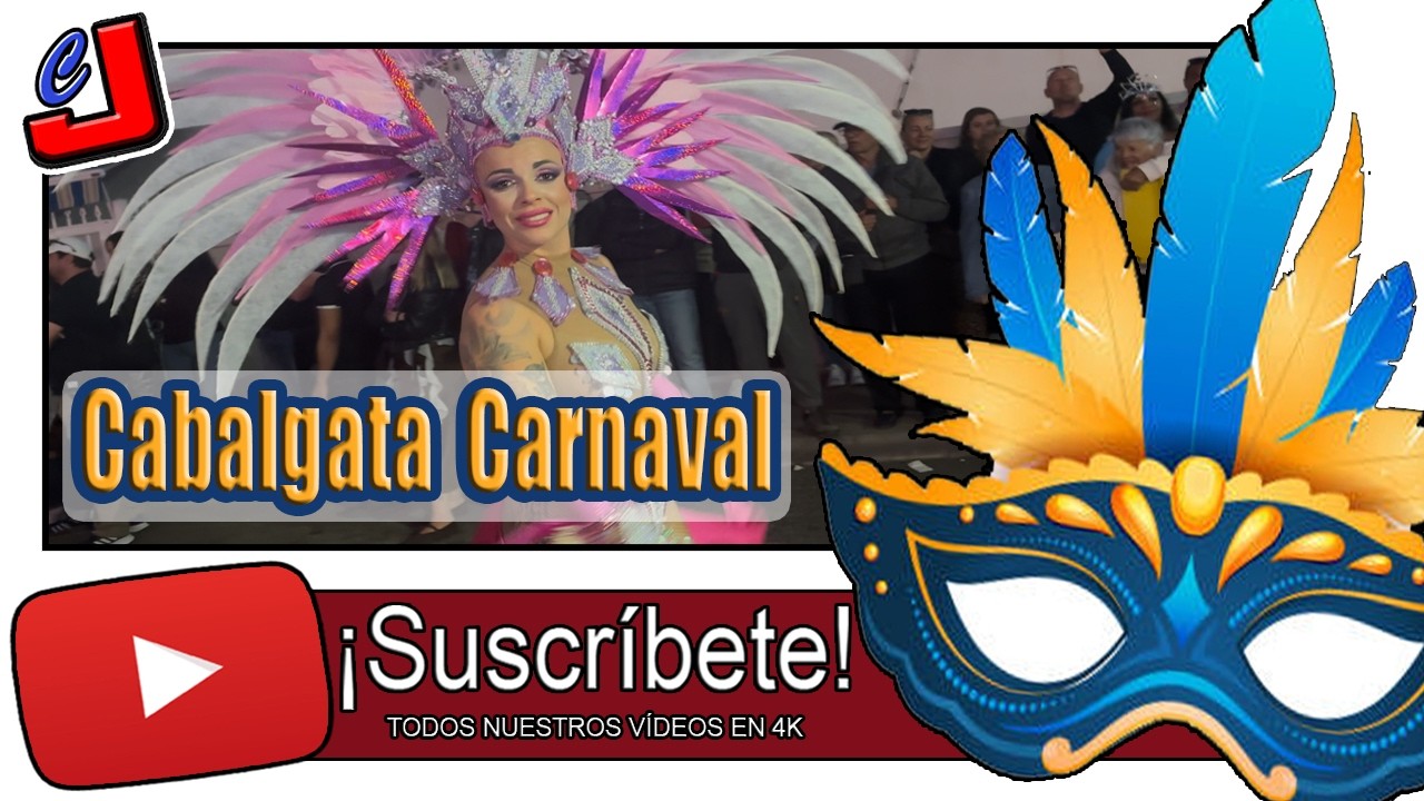 🎭 CABALGATA CARNAVAL PUERTO DEL ROSARIO 2026 🎉 Desfile y Carrozas en Fuerteventura 🏝