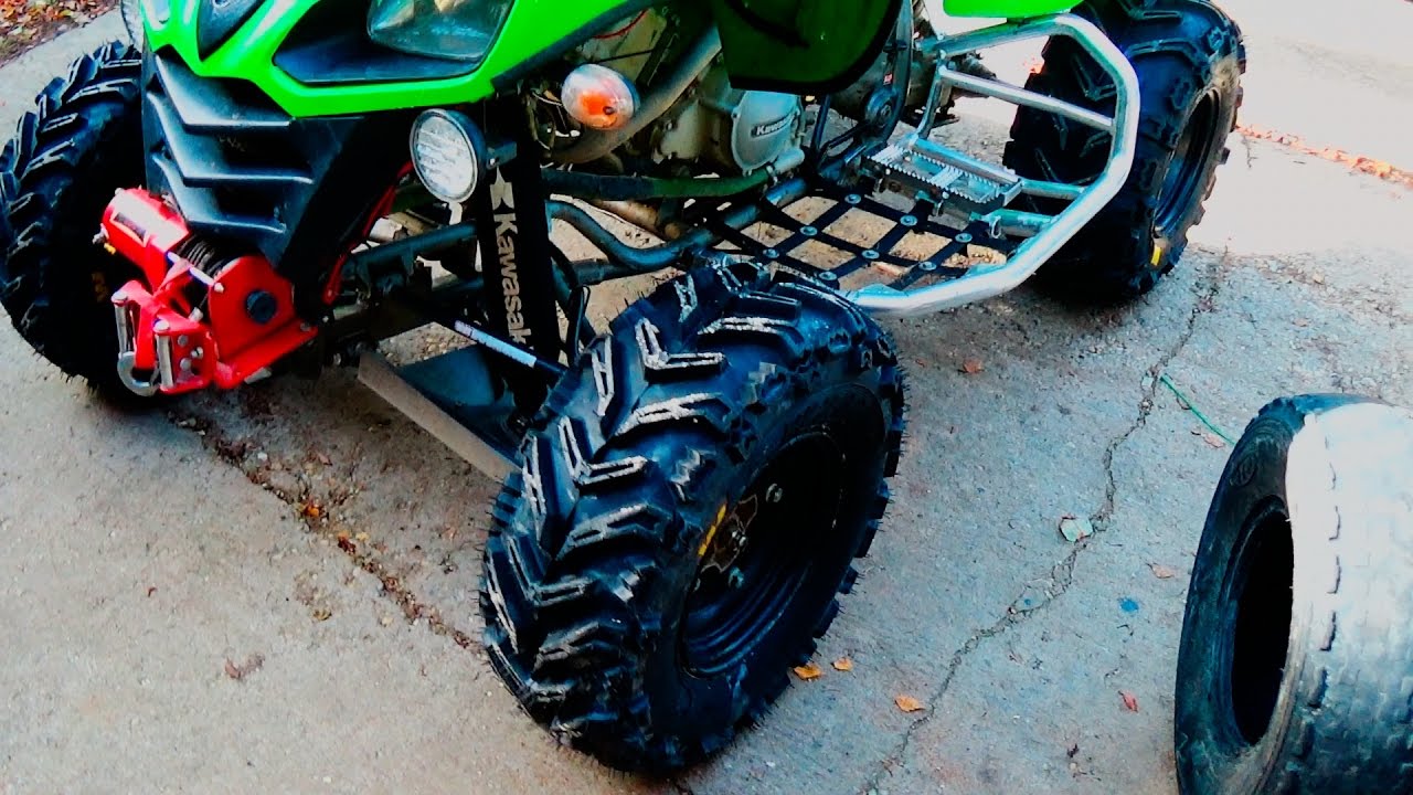 New Tires Show up (KFX700)