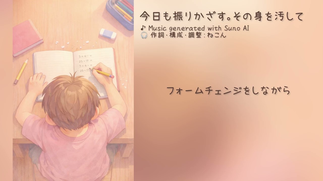 今日も振りかざす。その身を汚して