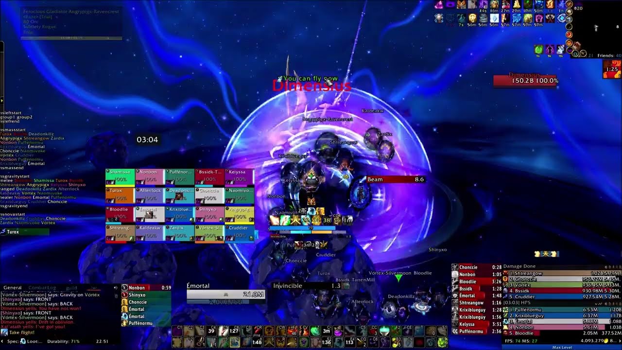 Dimensius, the All Devouring Mythic (holy priest pov)