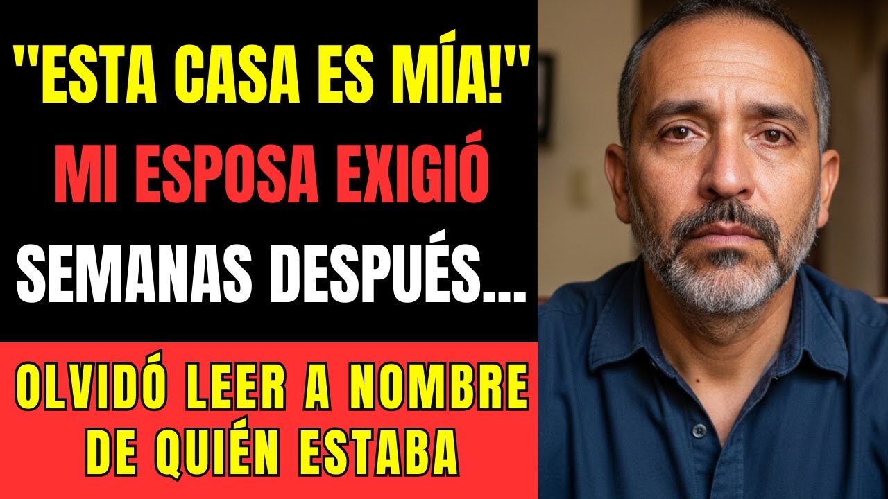 Mi ESPOSA EXIGIÓ la Casa en el Divorcio... Después el Juez le Mostró a Nombre de QUIÉN Estaba