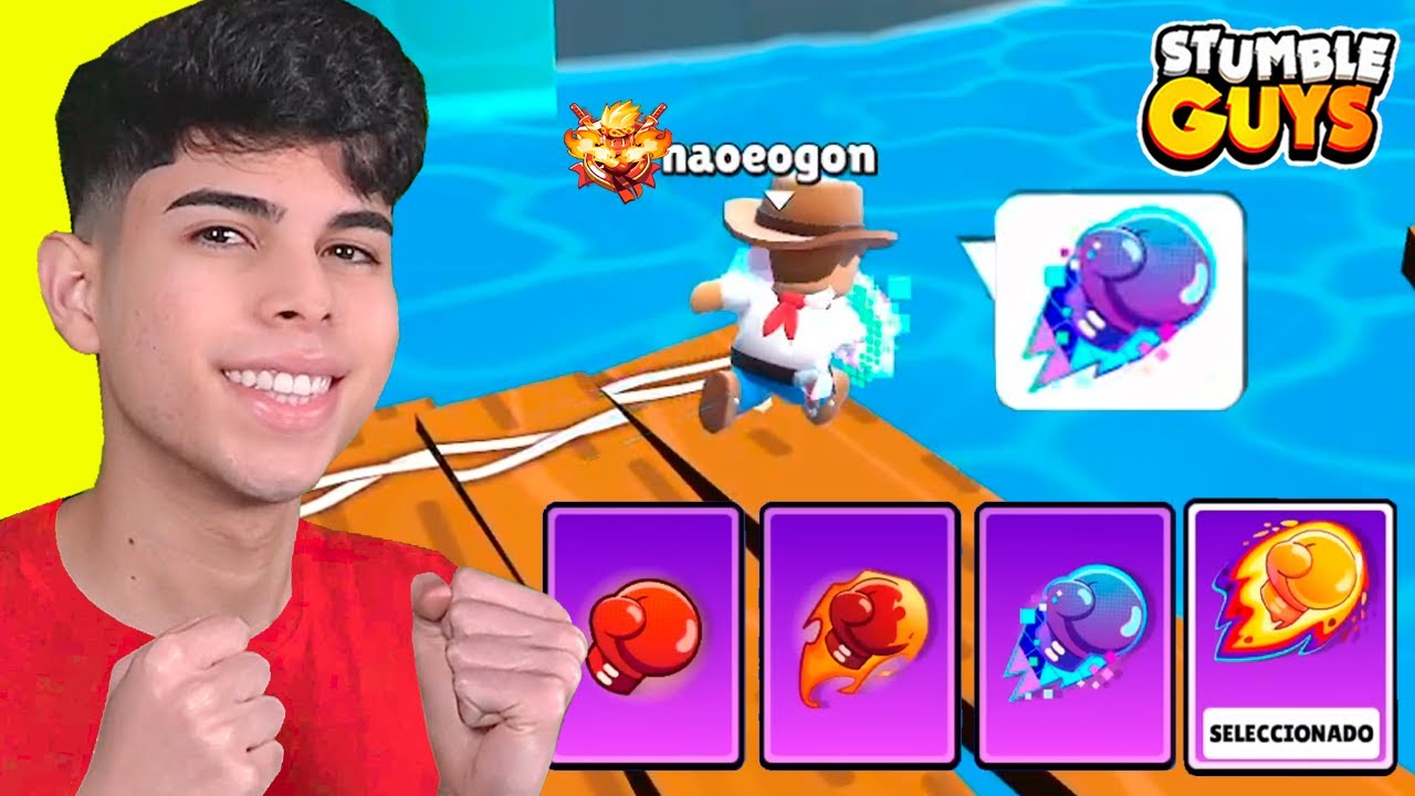EVOLUÍ MEU SOCO PRA FICAR APELÃO NO STUMBLE GUYS!