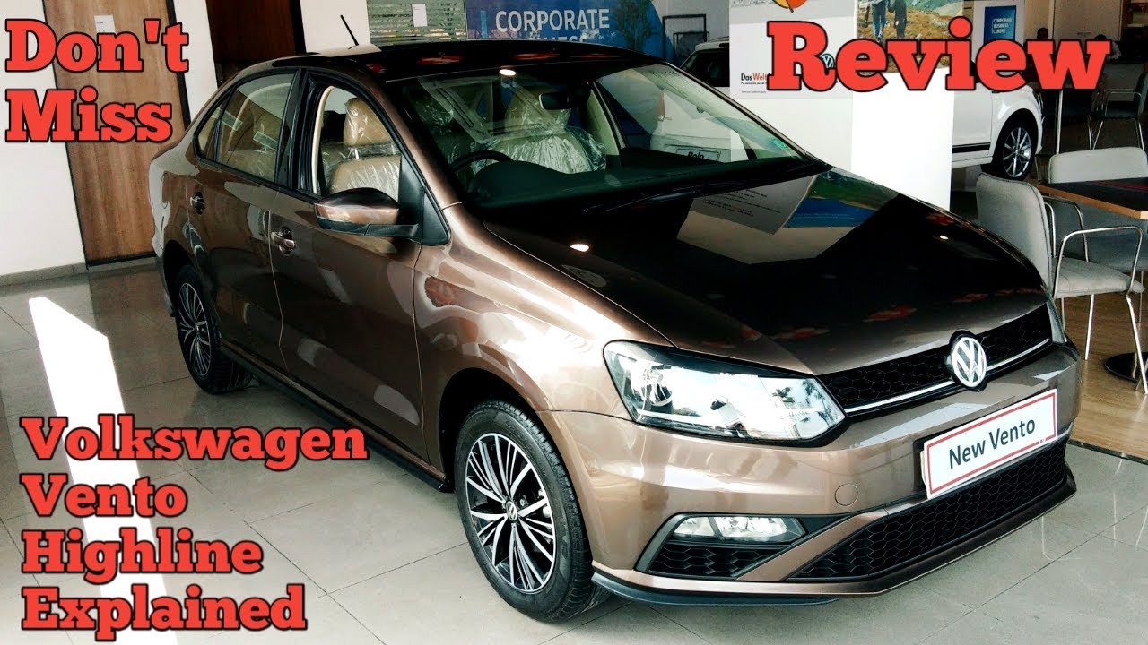 Volkswagen Vento Facelift Highline Petrol / Walkaround Review - Features, Price, Mileage / PlusDrive