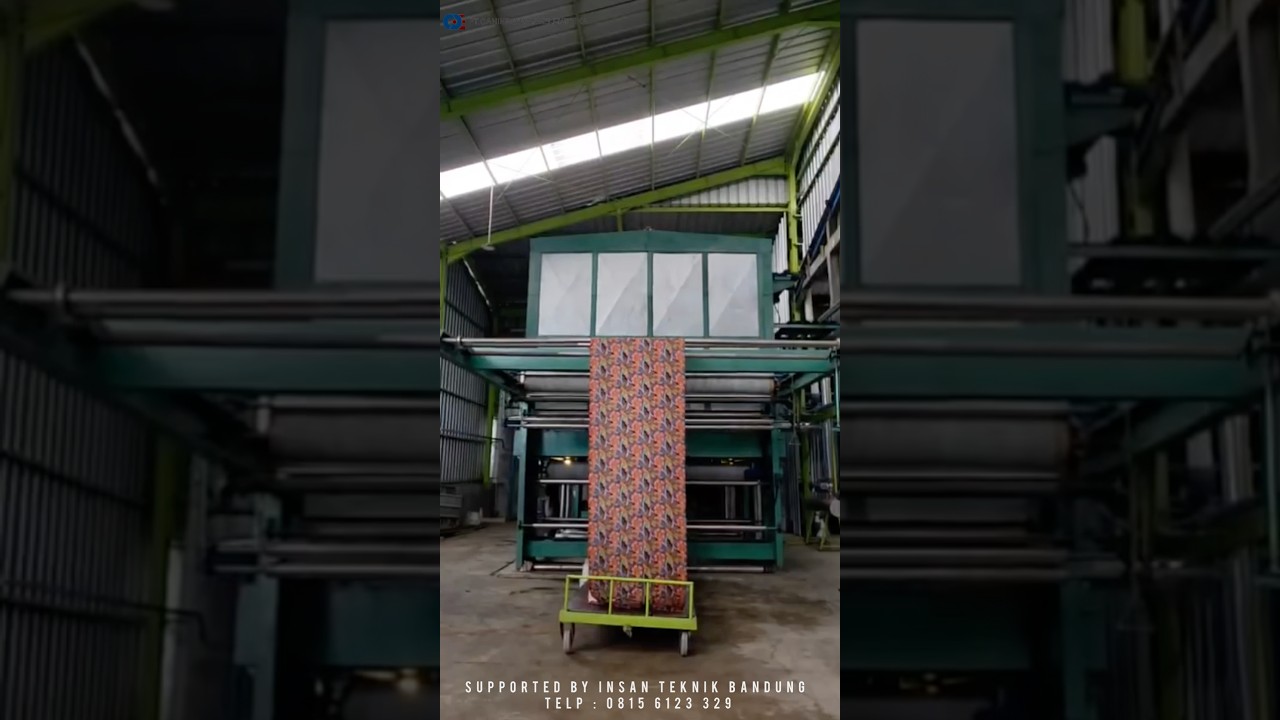 STEAMER MACHINE ON TEXTILE FACTORY USING HAIWELL & SAVCH   