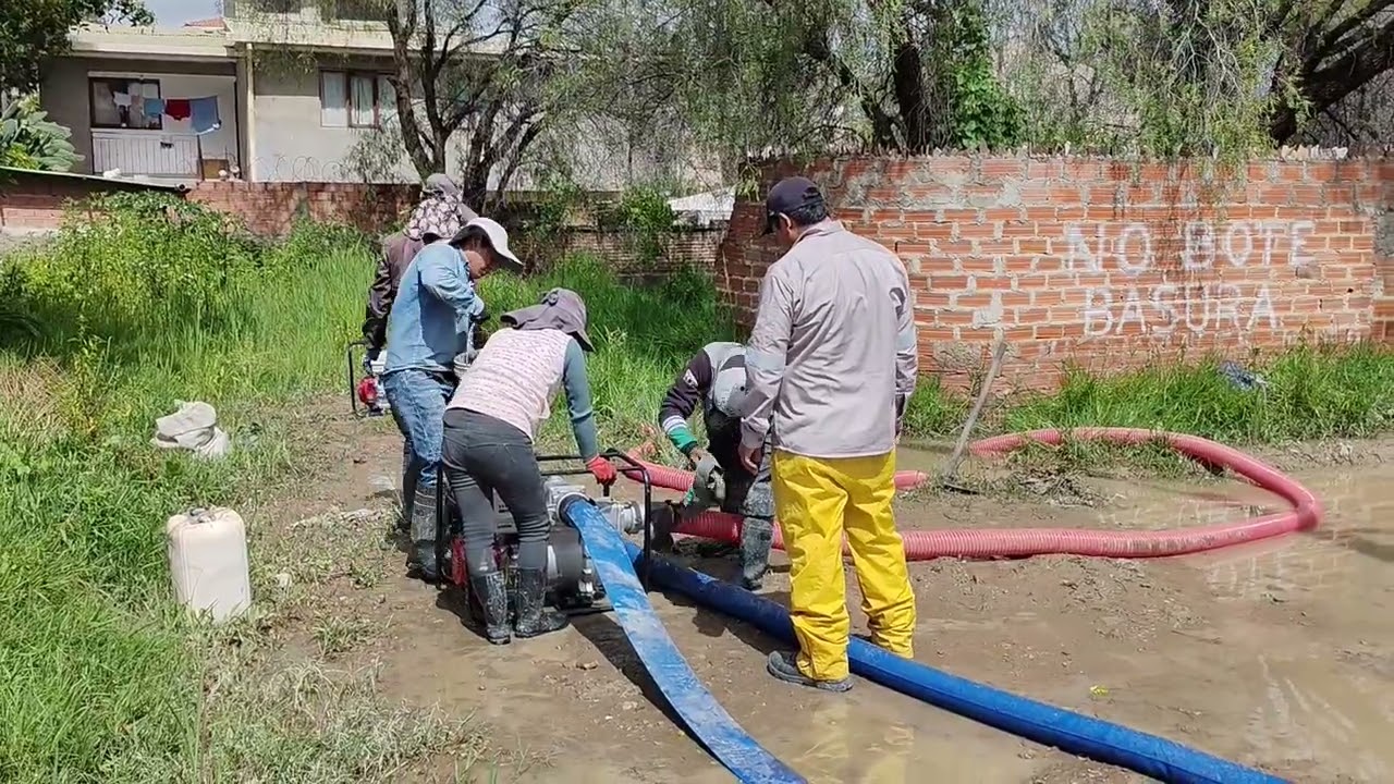 UGR TRABAJA DE MANERA OPORTUNA CON EL BOMBEO DE AGUA