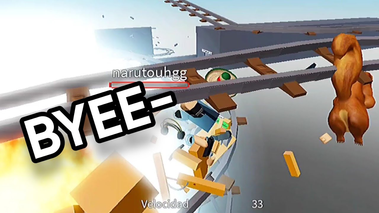 DESINTEGRANDOME en CHUCHUS explotadores alrededor DE LA NADA Pt. 3 | Cart Ride Around Nothing-Roblox