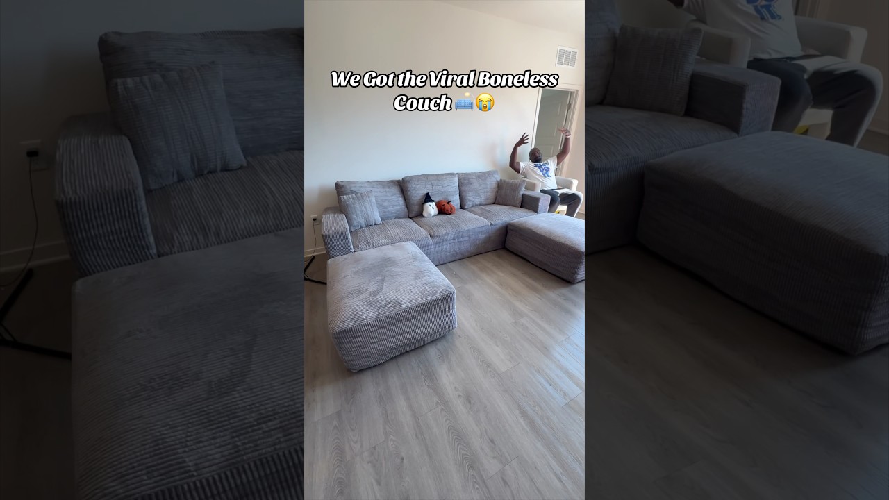 I Bought The Viral Internet Boneless Couch🤯