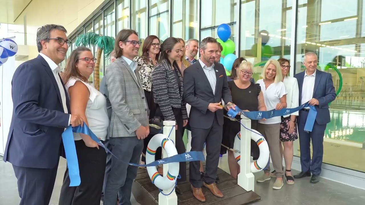 Inauguration du Centre aquatique de Mirabel